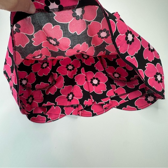 Women’s Golftini Black and Pink Stretch Floral Cotton Skort Golf Tennis size 6 - Picture 6 of 15
